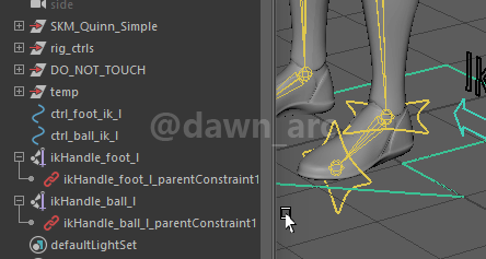 [Maya]Rigging 13 - Limbs IK